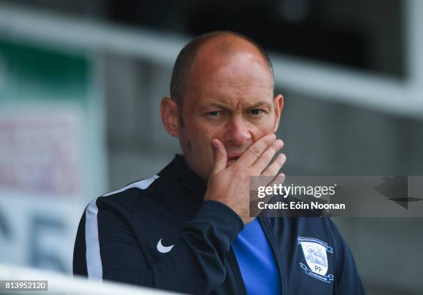 Cork , Ireland - 13 July 2017; Preston North End F.C. Manager Alex Neil, during the UEFA Europa League Second Qualifying Round First Leg match...