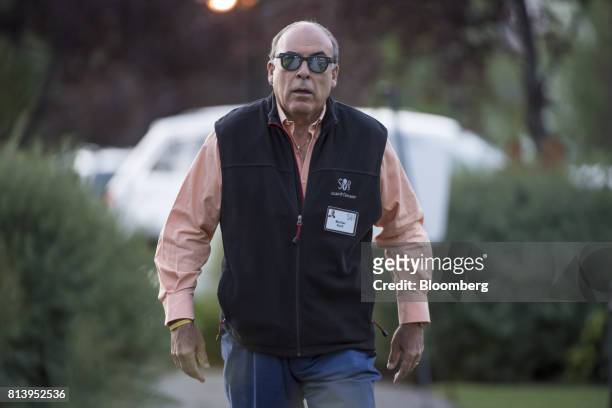 Muhtar Kent, former chairman of Coca-Cola Co., arrives for a morning session during the Allen & Co. Media and Technology conference in Sun Valley,...