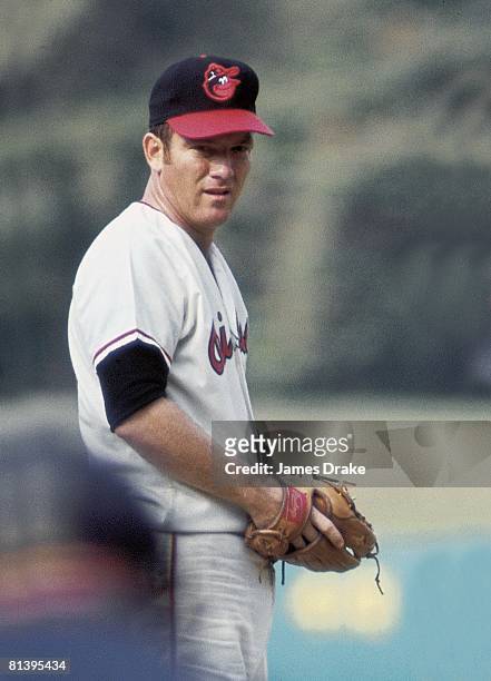 Baseball: World Series, Baltimore Orioles Dave McNally pitching during game vs Cincinnati Reds, Baltimore, MD