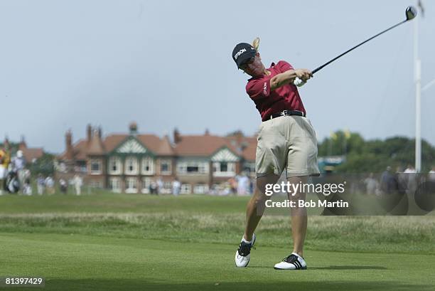 Golf: Women's British Open, Karrie Webb in action on Saturday at Royal Lytham & St, Annes, Lytham, GBR 8/2/2003