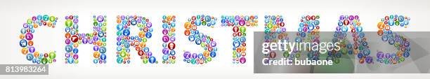 christmas money robots and robotics vector buttons. - mechanical engineering stock illustrations