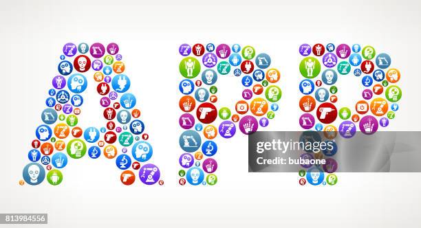 app money robots and robotics vector buttons - mechanical engineering innovation stock illustrations