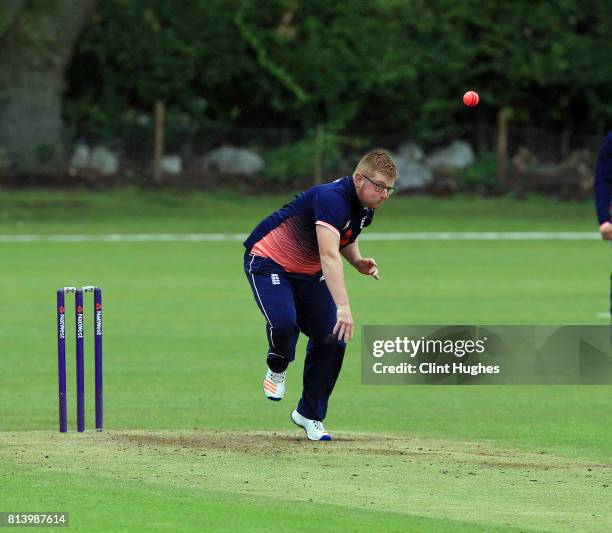 Callum Riby 112 England V Australia Inas Learning Disability Tri Series Trophy ...