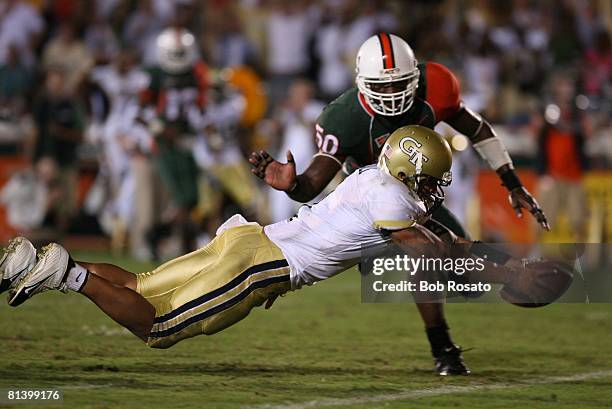 Touchdown Ga Tech Georgia Tech Qb Reggie Ball Photos and Premium High Res Pictures ...