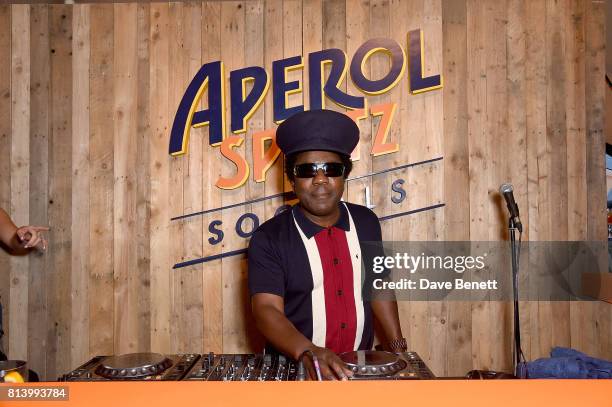 Norman Jay attends the Aperol Spritz Social on July 13, 2017 in London, England.