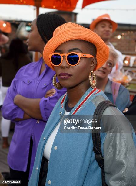 Laura Mvula attends the Aperol Spritz Social on July 13, 2017 in London, England.