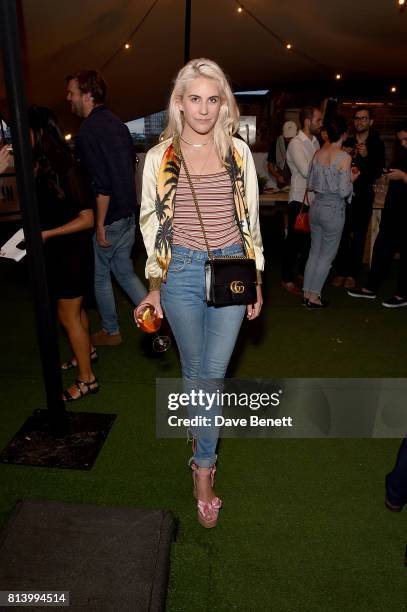 India Rose James attends the Aperol Spritz Social on July 13, 2017 in London, England.