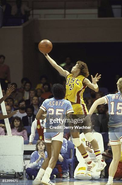 Coll, Basketball: NCAA final, USC Cheryl Miller in action, taking shot vs Lousiana Tech, Norfolk, VA 4/2/1983