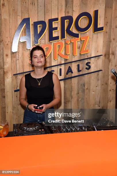 Pixie Geldof attends the Aperol Spritz Social on July 13, 2017 in London, England.