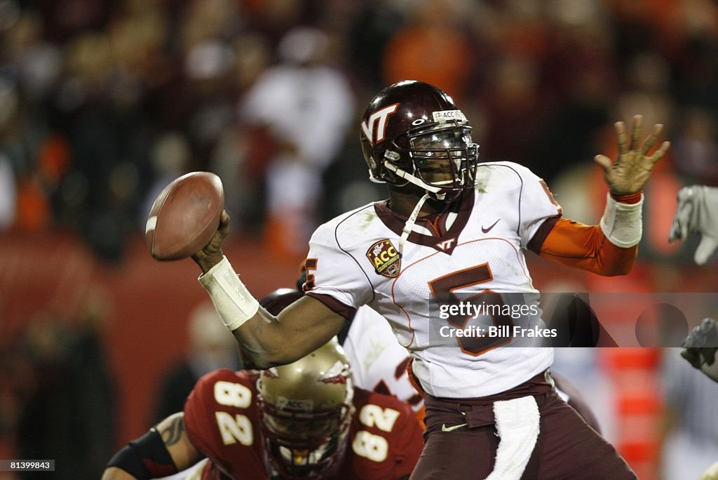 ACC Championship Closeup Of Virginia Tech QB Marcus Vick In Action acc-championship-closeup-of-virginia-tech-qb-marcus-vick-in-action