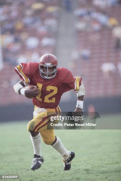 Coll, Football: USC's Charles White in action vs Oregon State, Los Angeles, CA