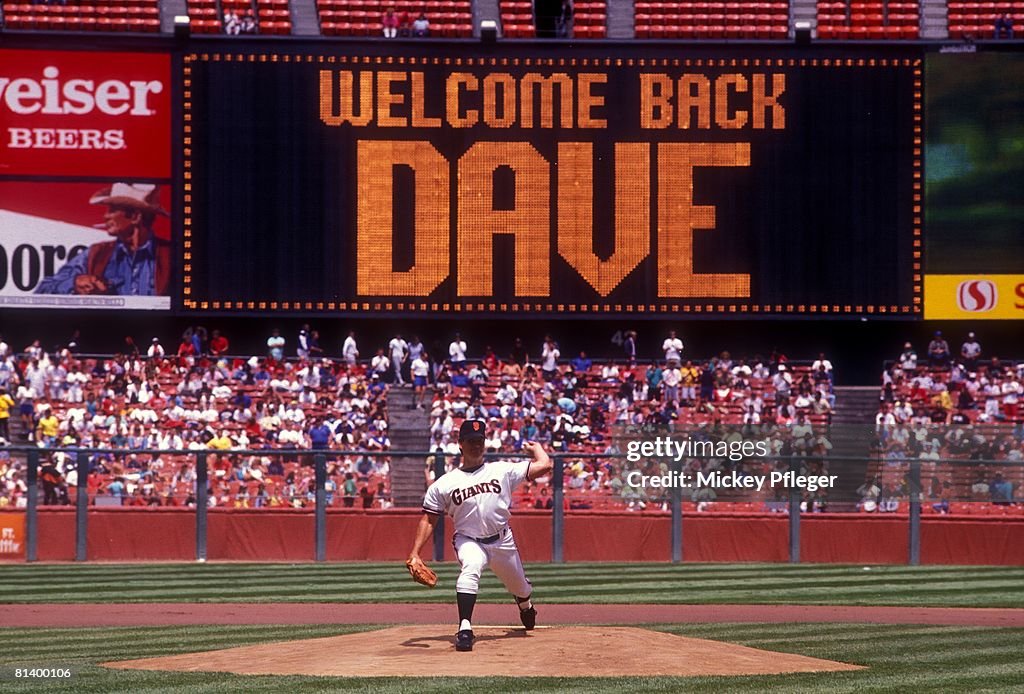 San Francisco Giants Dave Dravecky...