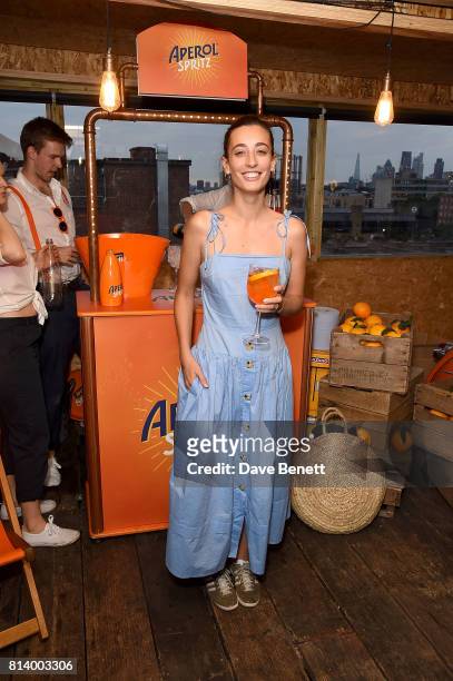 Laura Jackson attends the Aperol Spritz Social on July 13, 2017 in London, England.