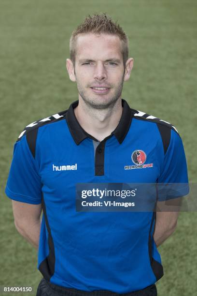 Physiotherapist Rens Manders during the team presentation of Helmond Sport on July 13, 2017 at the Lavans stadium in Helmond, The Netherlands