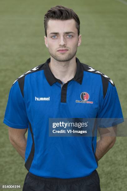 Physiotherapist Remco van der Heijden during the team presentation of Helmond Sport on July 13, 2017 at the Lavans stadium in Helmond, The Netherlands