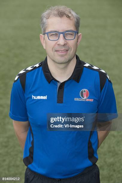 Team manager Joost Uijen during the team presentation of Helmond Sport on July 13, 2017 at the Lavans stadium in Helmond, The Netherlands