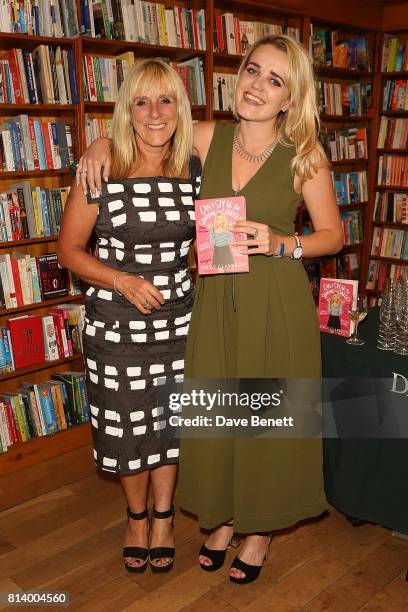 Frances Cain and Emily Clarkson attend the launch of Emily Clarkson's first book 'Can I Speak to Someone in Charge?' at Daunt Books on July 13, 2017...