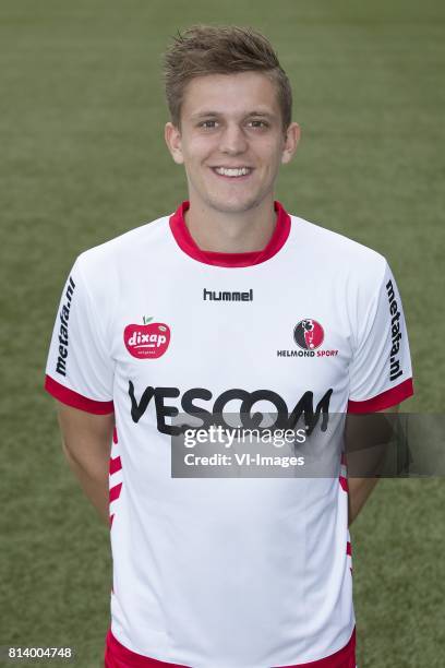 Marijn van Heugten during the team presentation of Helmond Sport on July 13, 2017 at the Lavans stadium in Helmond, The Netherlands