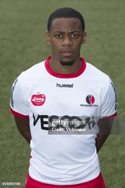 Giovanni Hiwat during the team presentation of Helmond Sport on July 13, 2017 at the Lavans stadium in Helmond, The Netherlands