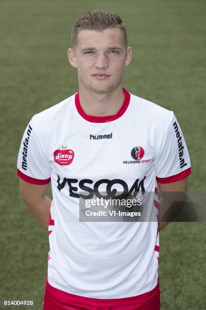 Jeroen Verkennis during the team presentation of Helmond Sport on July 13, 2017 at the Lavans stadium in Helmond, The Netherlands