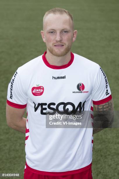 Maikel Verkoelen during the team presentation of Helmond Sport on July 13, 2017 at the Lavans stadium in Helmond, The Netherlands