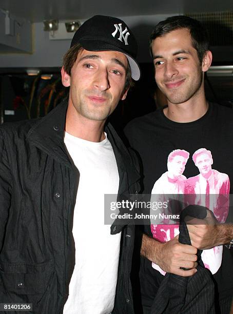 Adrien Brody and Mark Ronson