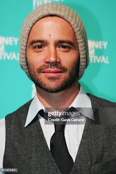 Actor Damien Walsh Howling attends the opening gala night and premiere of 'Happy-Go-Lucky' during the 55th Sydney Film Festival at the State Theatre...