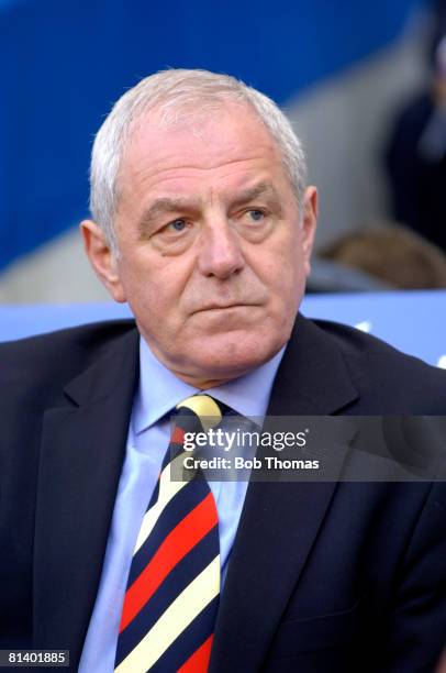 Glasgow Rangers manager Walter Smith before the start of the UEFA Cup Final between Zenit St Petersburg and Glasgow Rangers held in Manchester,...