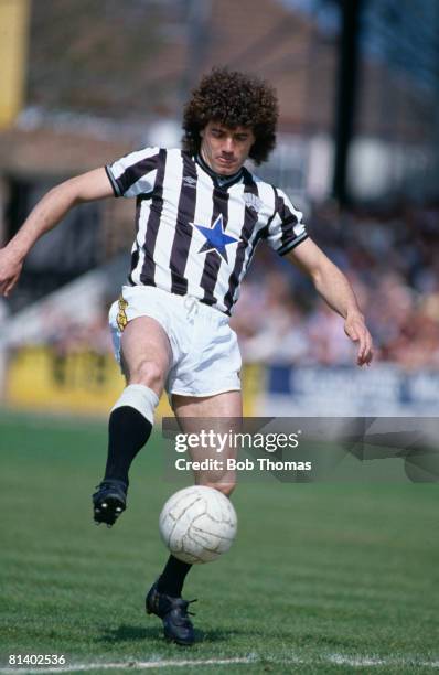 Kevin Keegan in action for Newcastle United, 28th April 1984. .