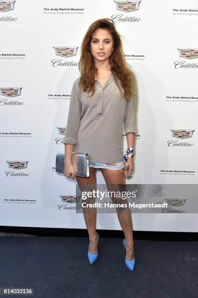 Carina Zavline attends the Cadillac House Opening at Deutsches Museum on July 13, 2017 in Munich, Germany.