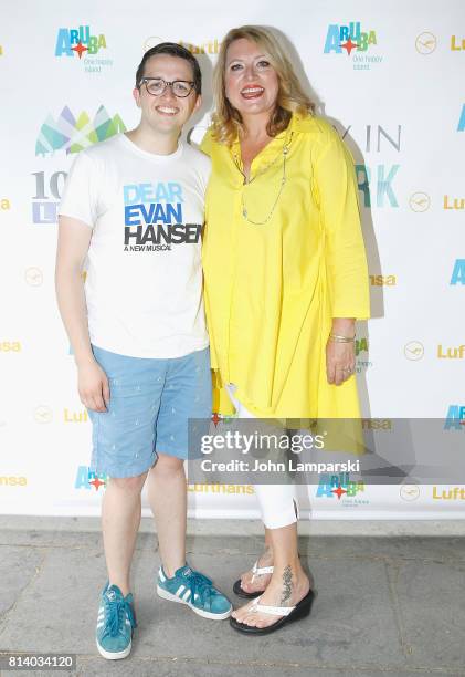 Will Roland and Delilah Rene attend during the 106.7 Lite FM's Broadway in Bryant Park at Bryant Park on July 13, 2017 in New York City.