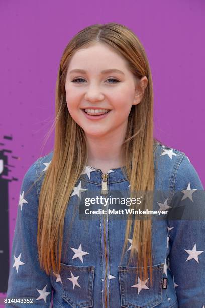 Actor Ella Anderson attends Nickelodeon Kids' Choice Sports Awards 2017 at Pauley Pavilion on July 13, 2017 in Los Angeles, California.