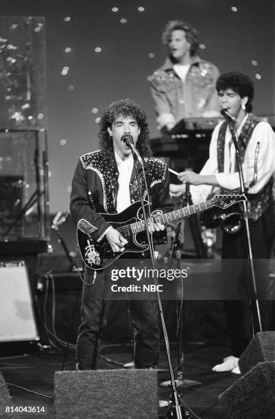 Pictured: John Oates performs on July 21, 1988 --
