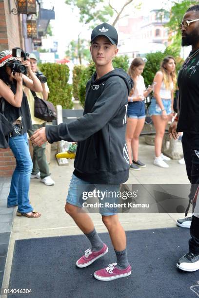 Jack Johnson of Jack & Jack was seen out in Manhattan on July 13, 2017 in New York City.
