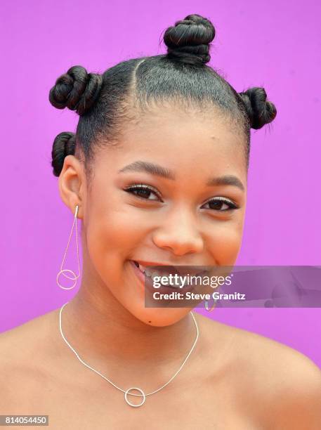 Actor Kyla-Drew attends Nickelodeon Kids' Choice Sports Awards 2017 at Pauley Pavilion on July 13, 2017 in Los Angeles, California.