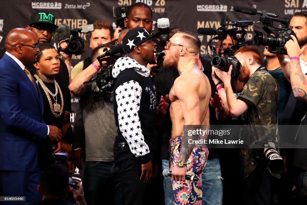 Floyd Mayweather Jr. v Conor McGregor World Press Tour - New York