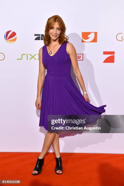 Annika Ernst attends the program presentation of the television channel ProSiebenSat.1 on July 13, 2017 in Hamburg, Germany.