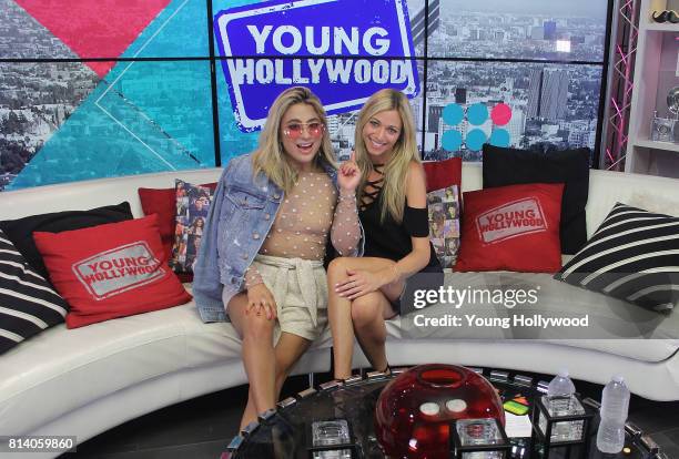 July 13: Ally Brooke and Tracy Behr at the Young Hollywood Studio on July 13, 2017 in Los Angeles, California.