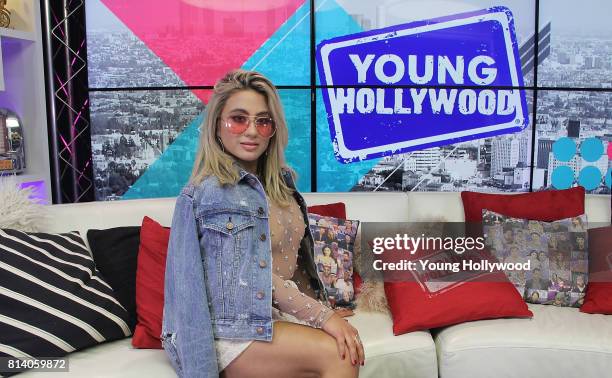 July 13: Ally Brooke visits the Young Hollywood Studio on July 13, 2017 in Los Angeles, California.