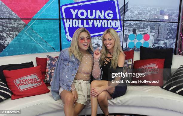 July 13: Ally Brooke and Tracy Behr at the Young Hollywood Studio on July 13, 2017 in Los Angeles, California.