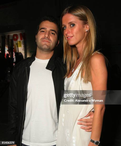 David Katzenberg and Nicky Hilton at Nylon Magazine and MySpace's 3rd Annual Music Issue Party held on June 4, 2008 in Los Angeles, California.