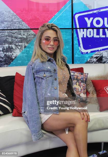 July 13: Ally Brooke visits the Young Hollywood Studio on July 13, 2017 in Los Angeles, California.