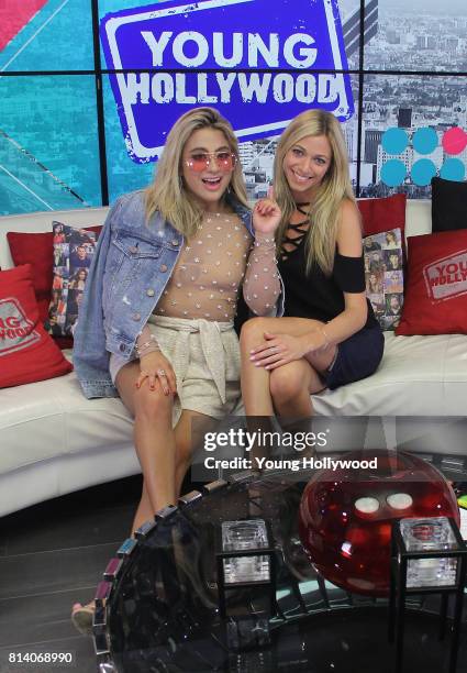 July 13: Ally Brooke and Tracy Behr at the Young Hollywood Studio on July 13, 2017 in Los Angeles, California.