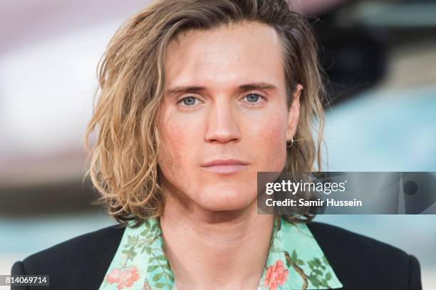 Dougie Poynter arriving at the "Dunkirk" World Premiere at Odeon Leicester Square on July 13, 2017 in London, England.