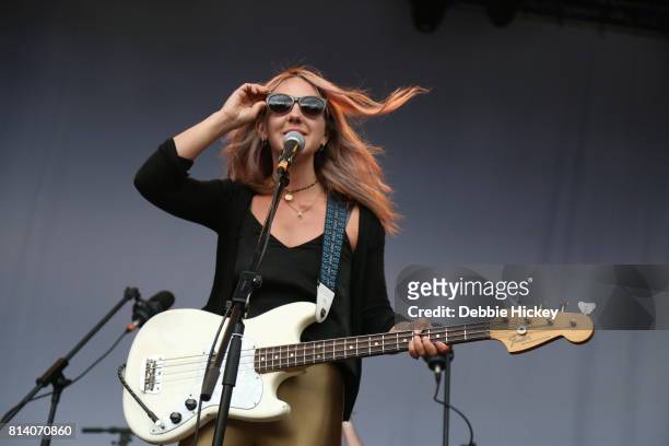 Lyla Foy performing live on stage at Iveagh Gardens on July 13, 2017 in Dublin, Ireland.