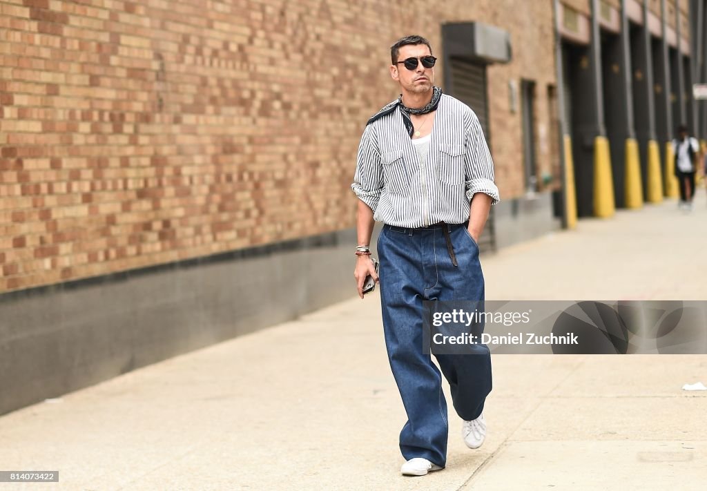 Street Style - NYFW: Men's July 2017 - Day 4