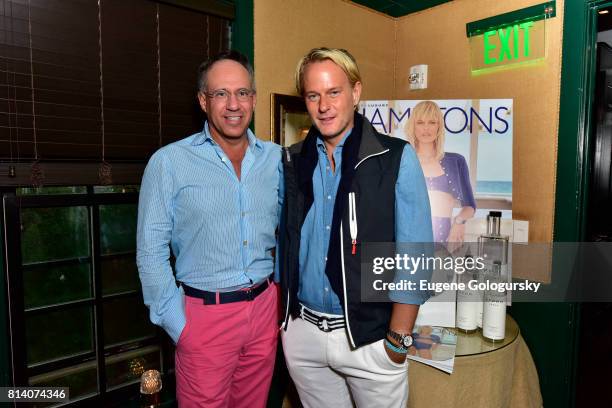 Andrew Saffir, and Daniel Benedict attend the Hamptons Magazine Celebration with Cover Star Karolina Kurkova on July 13, 2017 in Sag Harbor, New York.