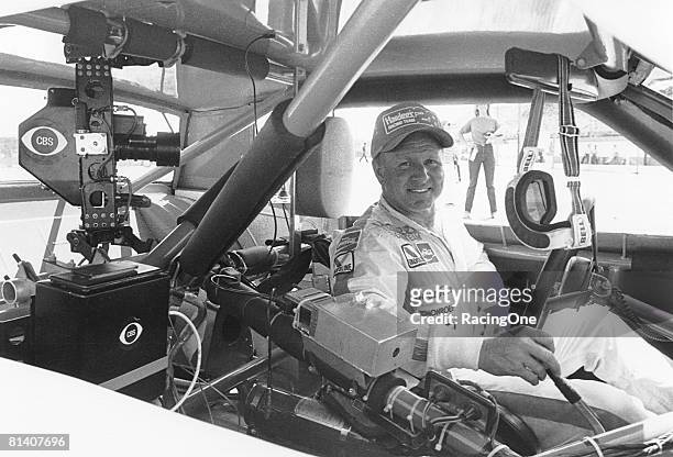 Cale Yarborough carries a CBS camera in his car for the second time and wins. He carried a camera at the Daytona 500 and won. Yarborough said, "As...
