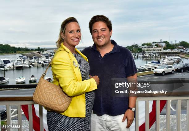 Amy Kaufman, and Aaron Kaufman attend the Hamptons Magazine Celebration with Cover Star Karolina Kurkova on July 13, 2017 in Sag Harbor, New York.