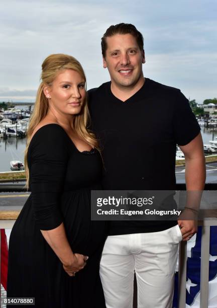 Courtney Breitenbach, and Matthew Breitenbach attend the Hamptons Magazine Celebration with Cover Star Karolina Kurkova on July 13, 2017 in Sag...